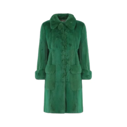 Long-Sleeved Fur Coat