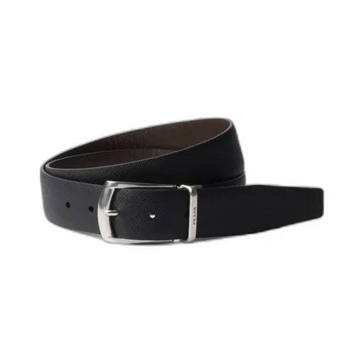Reversible Saffiano Leather Belt