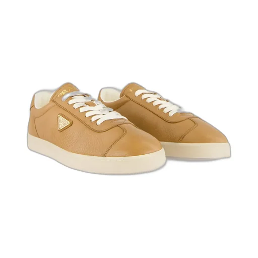 Lace-Up Leather Sneakers