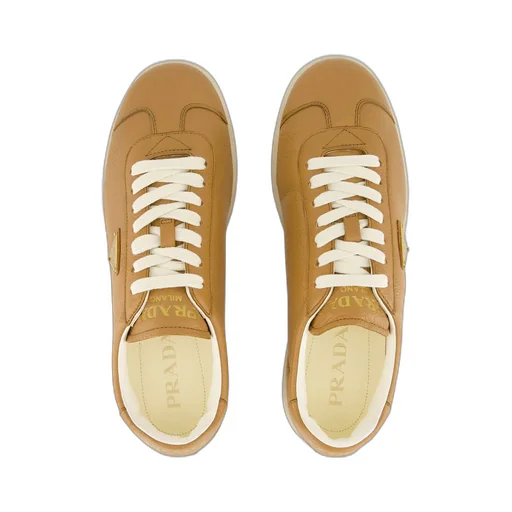 Lace-Up Leather Sneakers