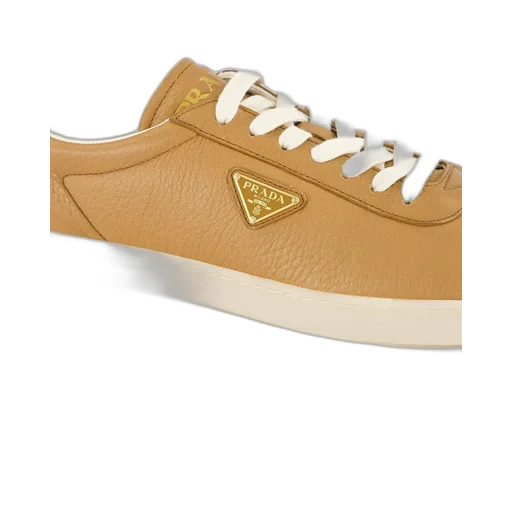 Lace-Up Leather Sneakers