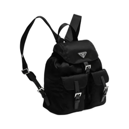 Black Logo Backpack