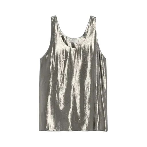 Platinum Silk Top