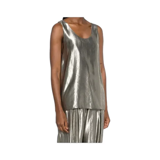 Platinum Silk Top
