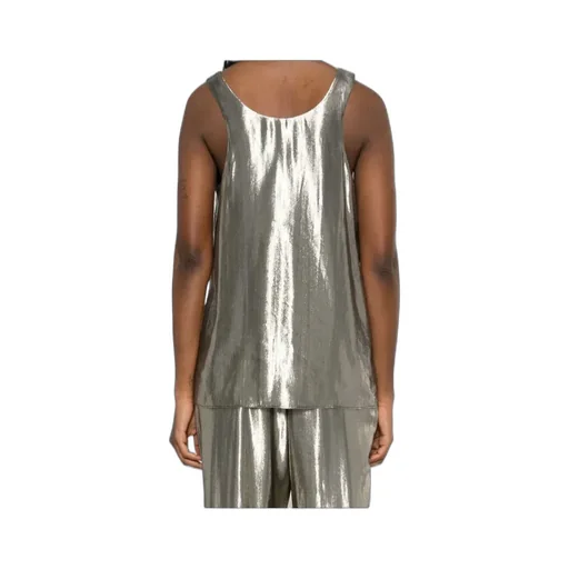 Platinum Silk Top