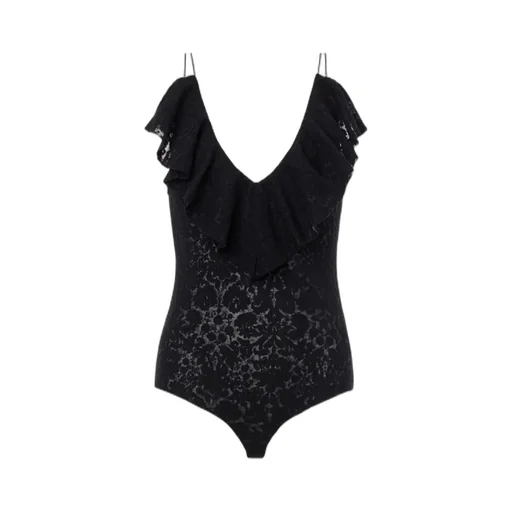 Ruches Detailed Bodysuit