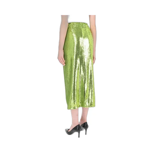 Sequined Straight Hem Skirt