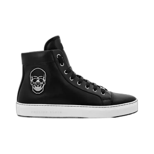 Logo Details High-Top Casual Sneakers