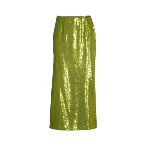 Sequined Straight Hem Skirt