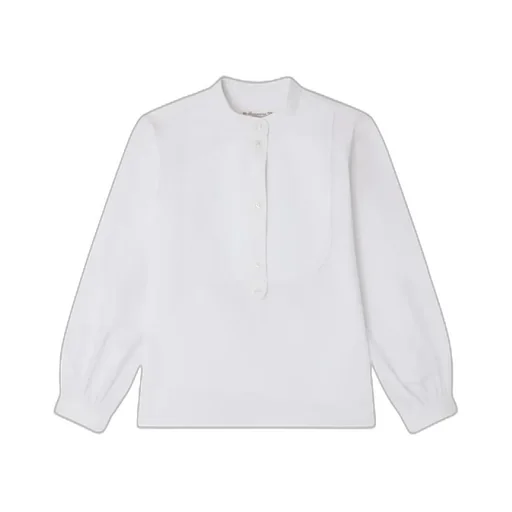 Ebora Blouse With Honeycomb Bib