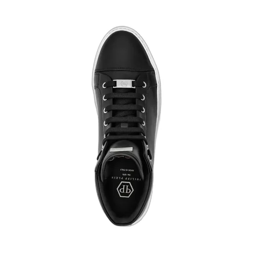 Logo Details High-Top Casual Sneakers