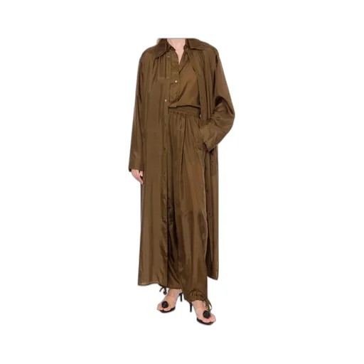 Washed Habotai Silk Duster