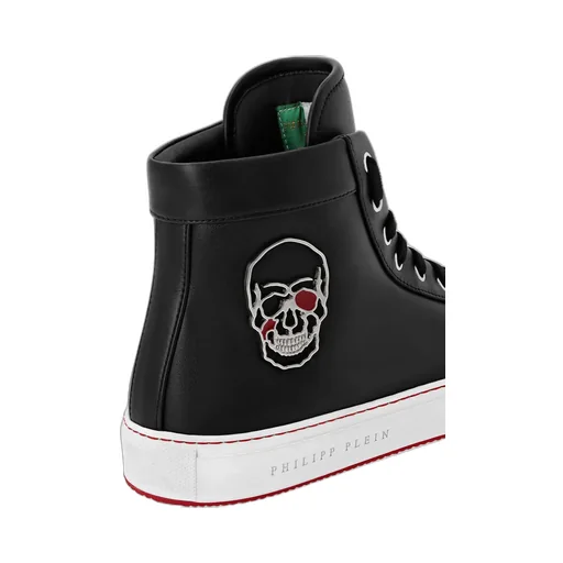 Logo Details High-Top Casual Sneakers