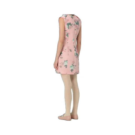 Floral Taffeta Mini Dress