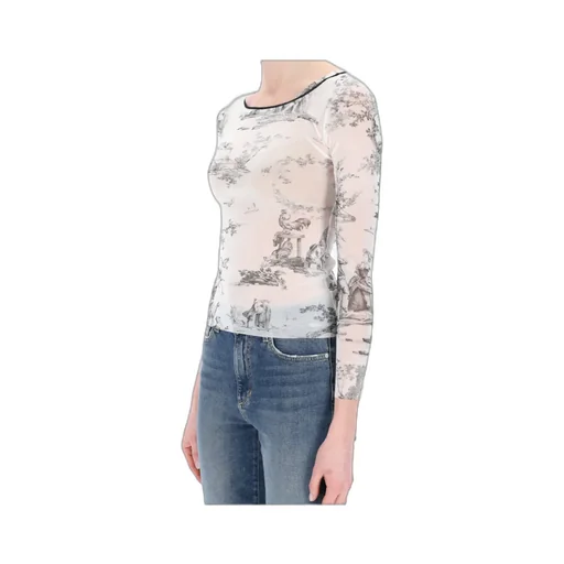 Toile De Jouy-Print Top