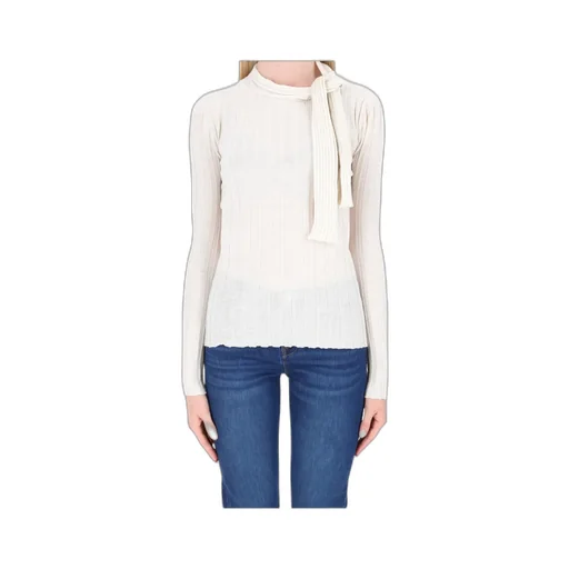 Roll Neck Crochet Jumper