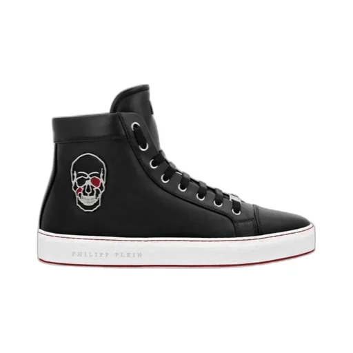 Logo Details High-Top Casual Sneakers