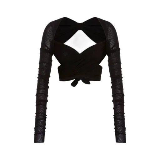 V-Neck Bow Detail Top