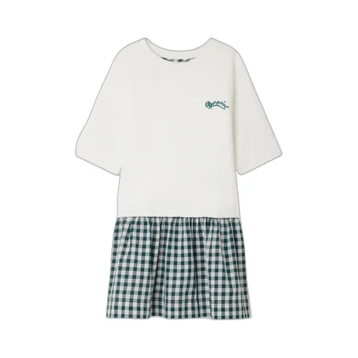 Effie Logo Embroidered Dress
