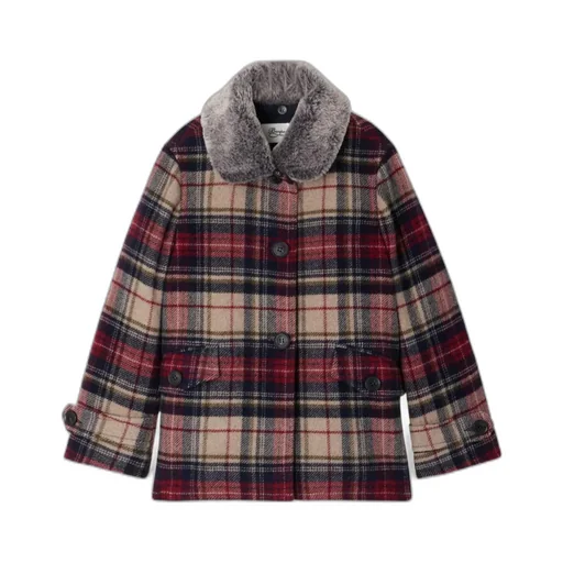 Gigliola Checked Tweed Coat