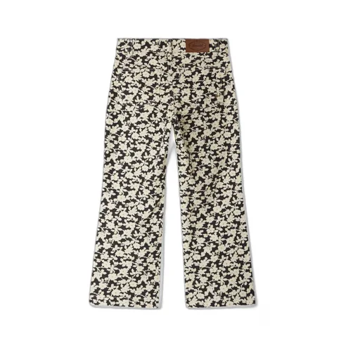 Floral Pattern Trousers