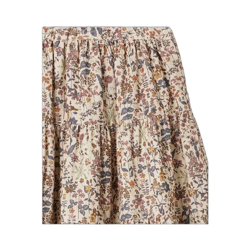 Lise Floral-Printed Flared Skirt