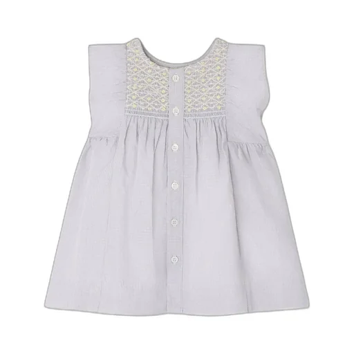 Round Collar Sleeveless Dress