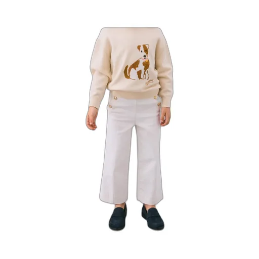 Gaetane Buttoned Wide-Leg Trousers