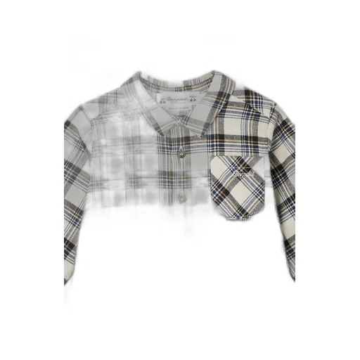 Shirt With Pointed Collar