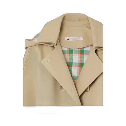 Belted Hooded Trench Coat