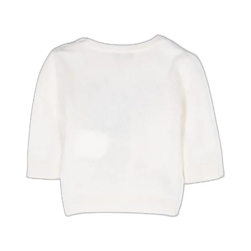 Cashmere Jumper With Logo Embroidery
