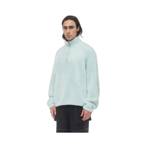 Semi-Zipper Sweater