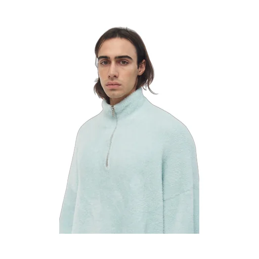 Semi-Zipper Sweater