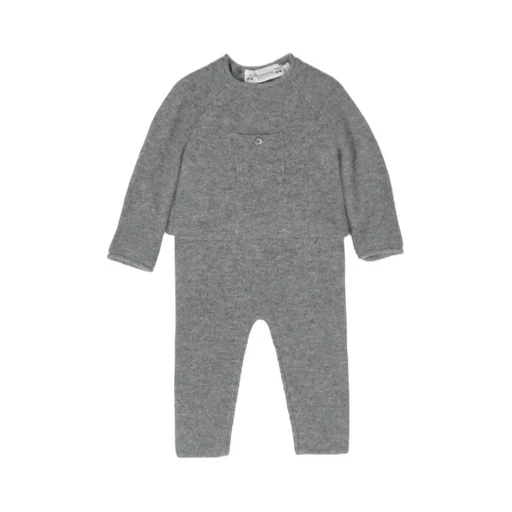 Long-Sleeved Cashmere Suit
