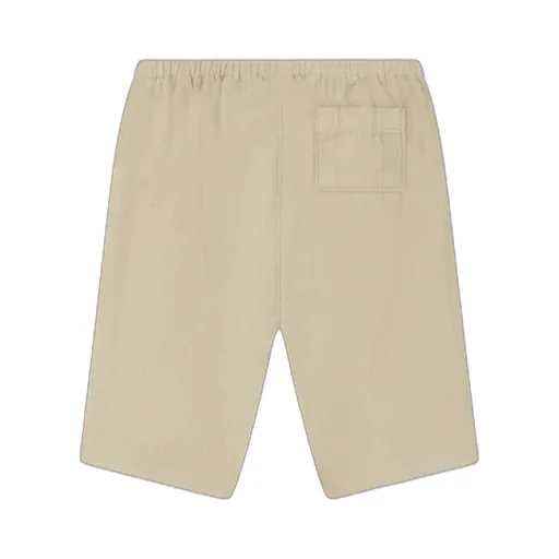 Elasticated-Waistband Corduroy Trousers