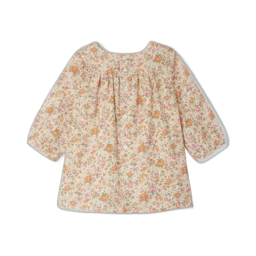 Floral Print Pleated Dress