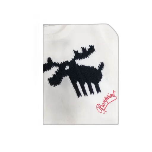 Cashmere Jumper With Logo Embroidery