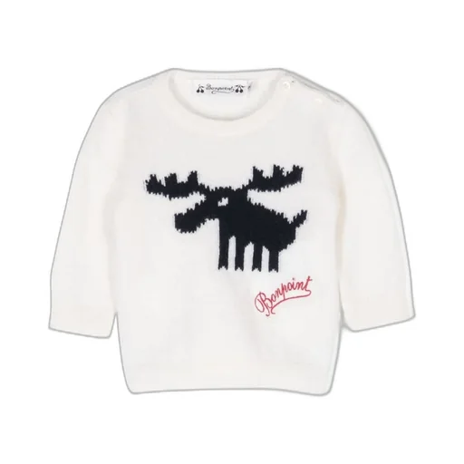 Cashmere Jumper With Logo Embroidery