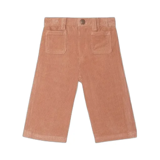 Wide-Leg Corduroy Trousers