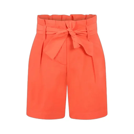 Belted High-Waisted Shorts