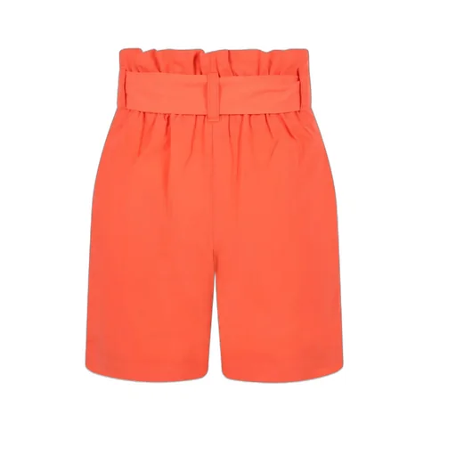 Belted High-Waisted Shorts