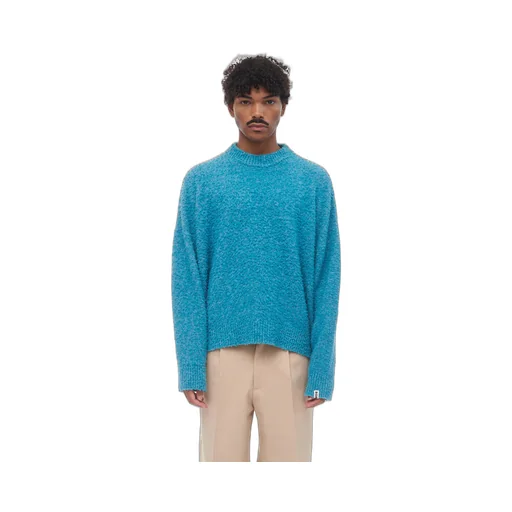 Crew-Neck Logo Tag Jumper
