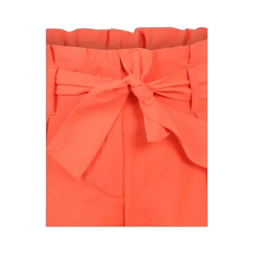 Belted High-Waisted Shorts
