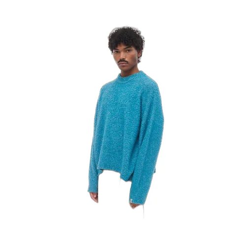 Crew-Neck Logo Tag Jumper