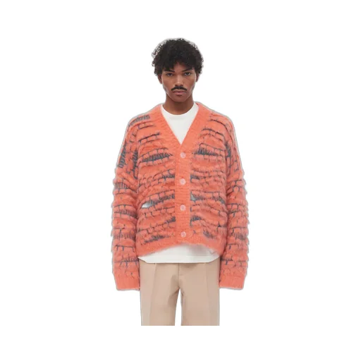 3D Mohair Cardigan Sweater