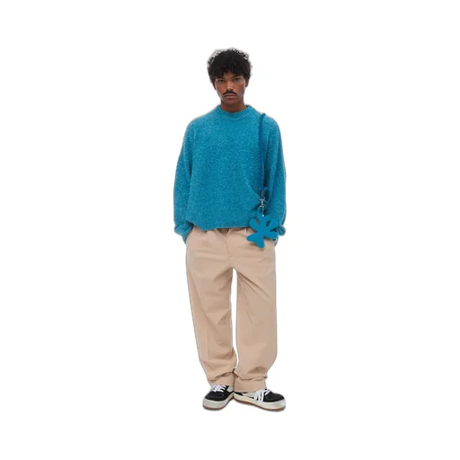 Crew-Neck Logo Tag Jumper