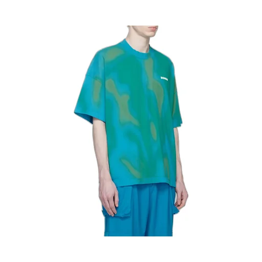 Logo-Print Abstract Pattern T-Shirt