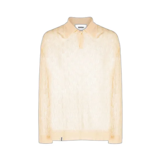 Open-Knit Polo Shirt