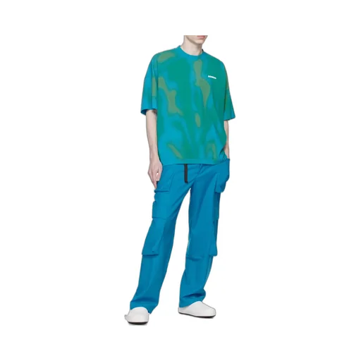 Logo-Print Abstract Pattern T-Shirt