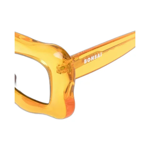 Oversized Curved-Frame Sunglasses
